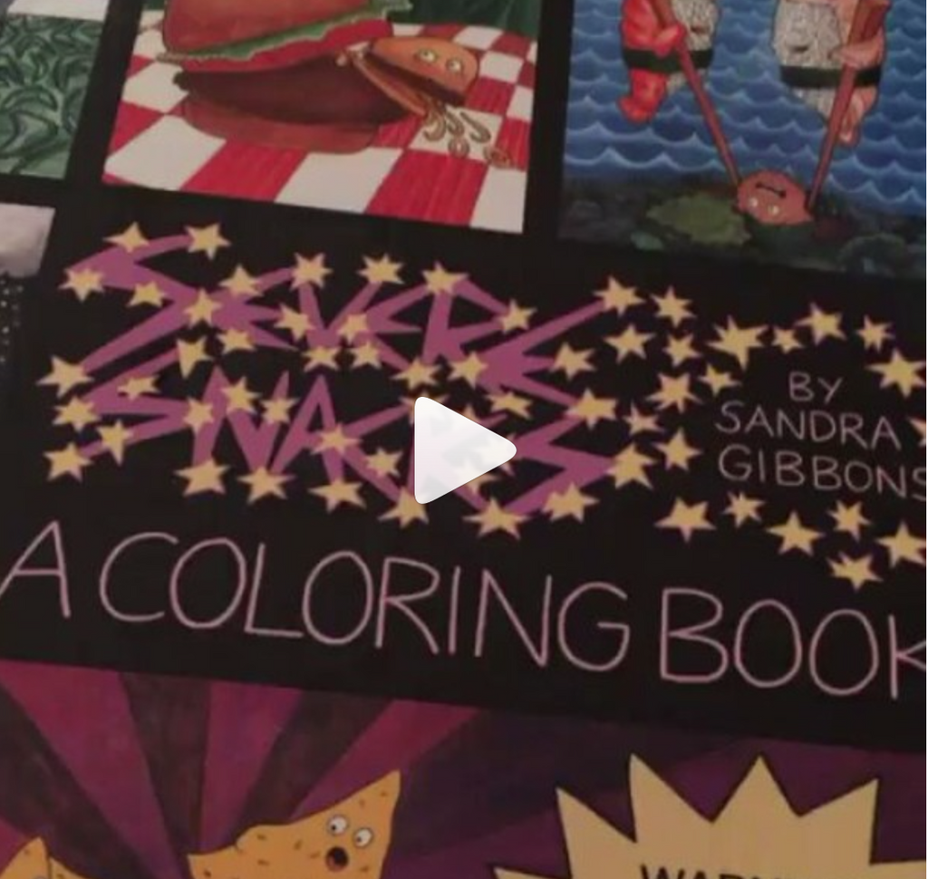 Flip-Through Video of the Severe Snacks Coloring Book
