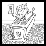 Severe Snacks Coloring Book - Severe Snacks