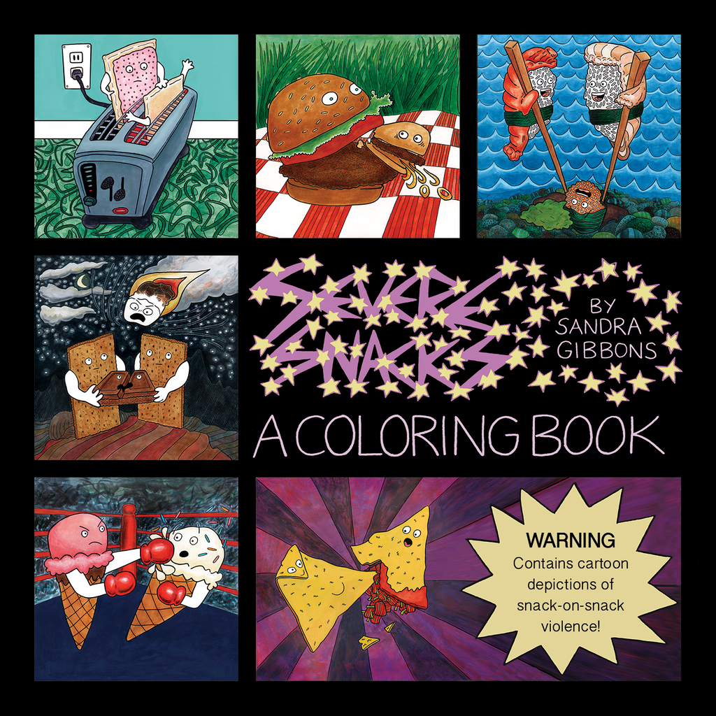 Sharpen your pencils! Severe Snacks- A Coloring Book is almost here