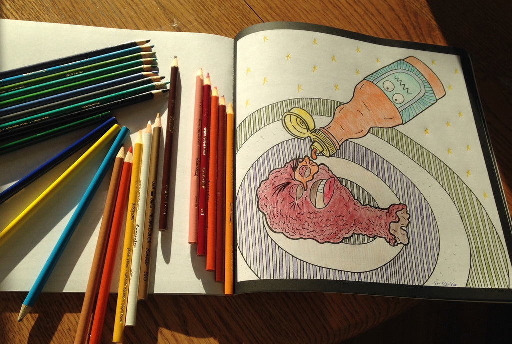 You're invited to the Severe Snacks Coloring Book Release Party