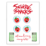 Strawberry Magnets - Severe Snacks